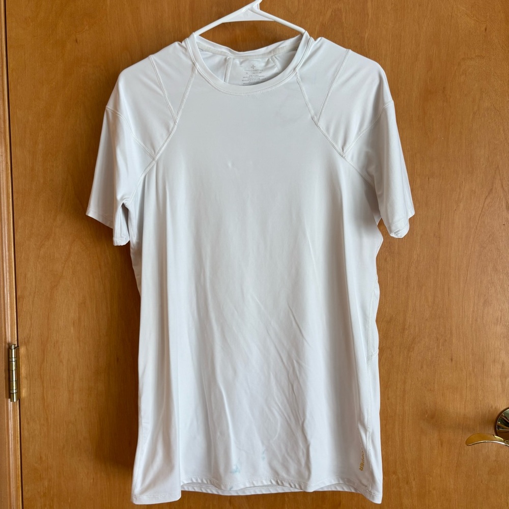 Tommie Copper White Compression Copper Zinc Infused‎ T-Shirt Size Mens XL